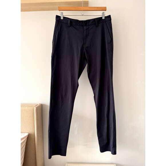 Rhone Pants Mens 33 Khaki Commuter Pants Blue Performance Golf Athlesiure Jogger - Picture 1 of 11